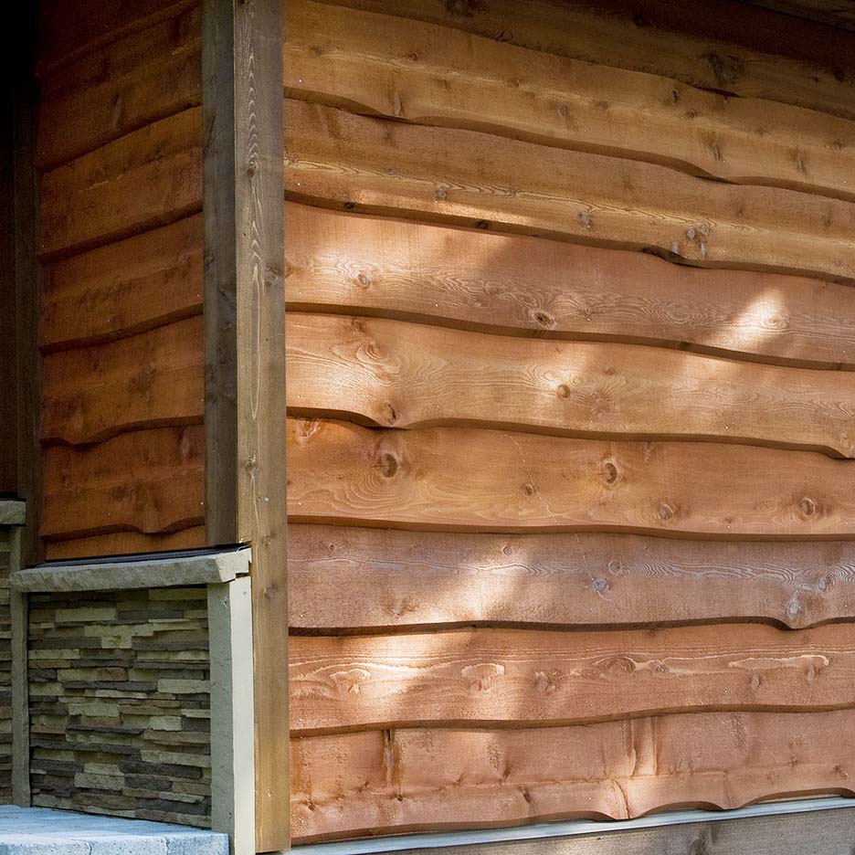 Haida Skirl® Wavy Cedar Siding | Weekes Forest Products